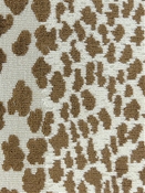 Meowww Cocoa Ocelot Velvet P Kaufmann Fabric